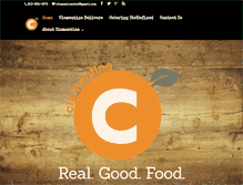Tablet Screenshot of clementinechef.com